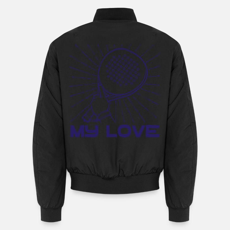 Padel Racket Player Statement Sport Padel Unisex Bomber Jacket