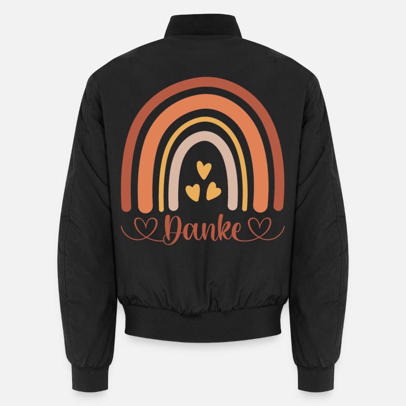 Danke  - Unisex Bomberjacke - Schwarz
