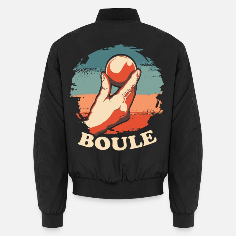 Boule Balls for Bouler Boccia Game Botcha Boule Unisex Bomber Jacket
