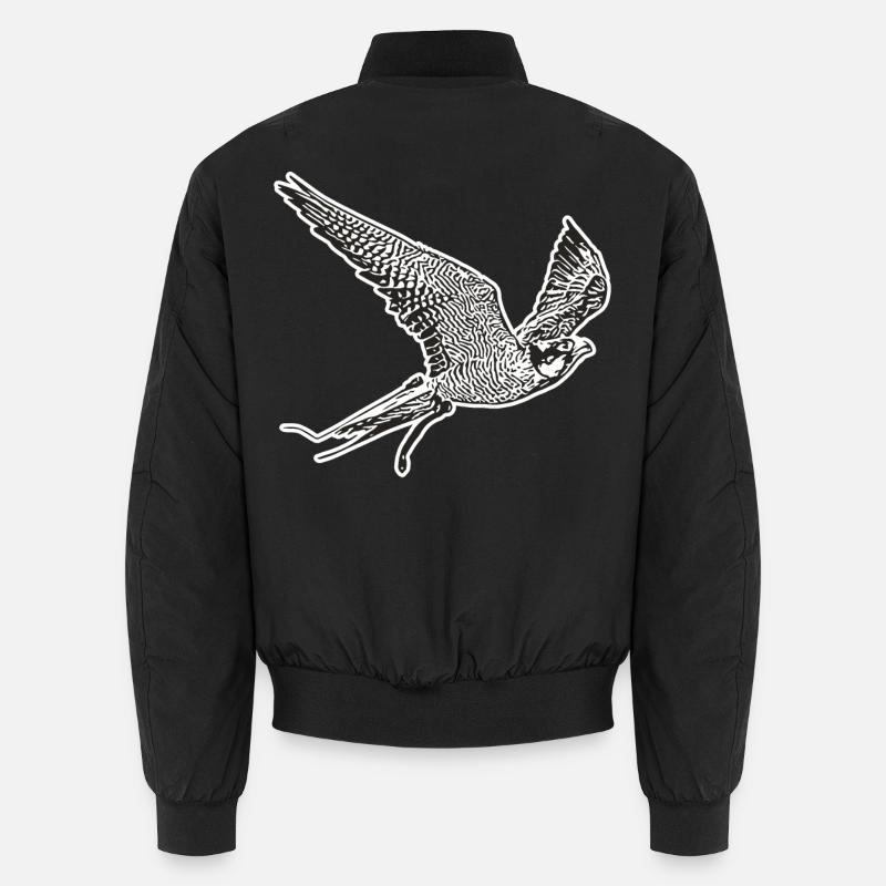 Faucon en vol Bomber unisexe
