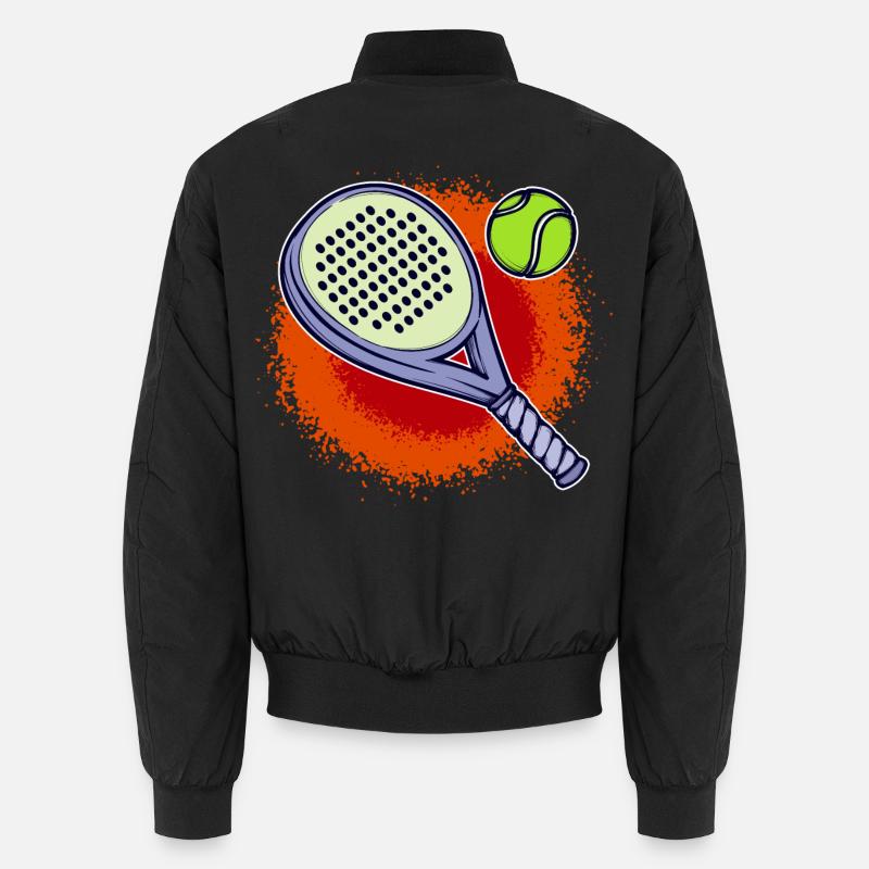 Schläger Padel Training Sportart Bälle Freizeit Unisex Bomberjacke