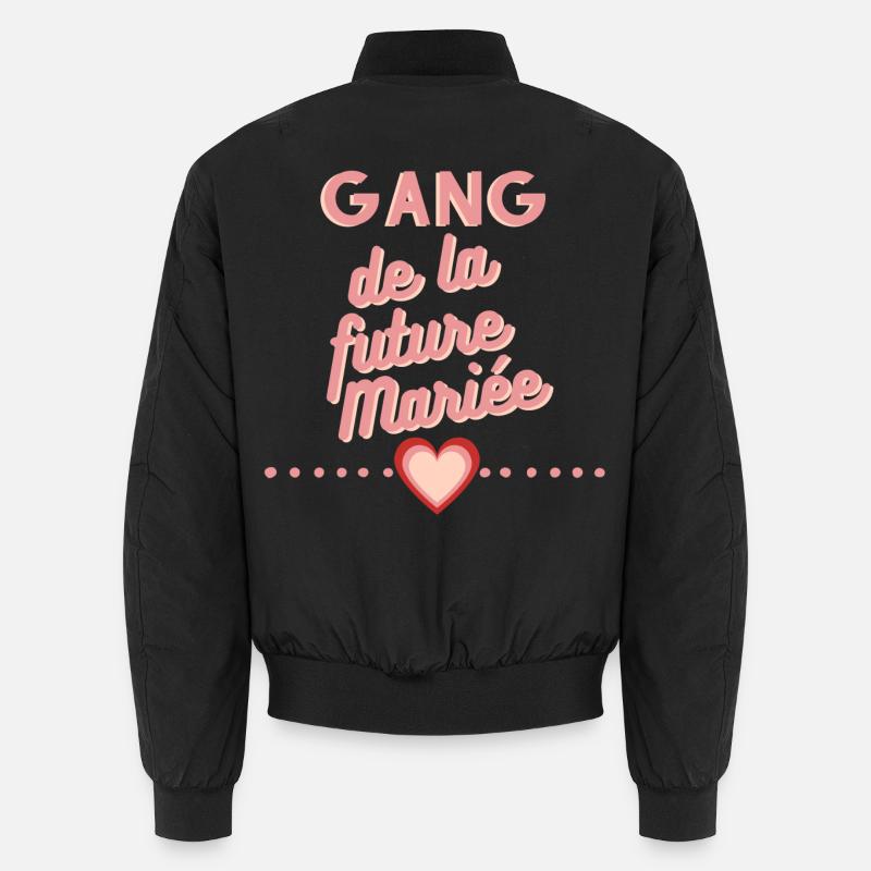 Gang future mariée. EVJF enterrement célibataire Bomber unisexe