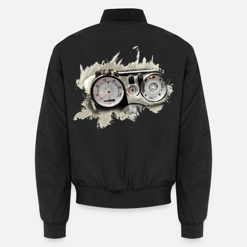 Unimog 406 dashboard Unisex Bomber Jacket
