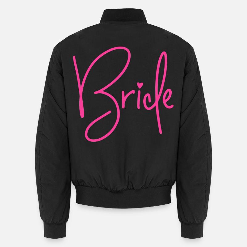 Bride - Braut - Junggesellinnenabschied - JGA 2026 - Unisex Bomberjacke - Schwarz