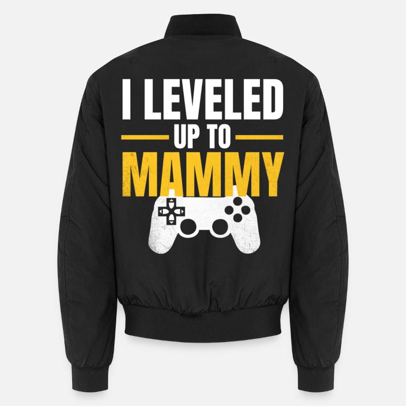 Montez de niveau Mama Gamer - Bomber unisexe - noir