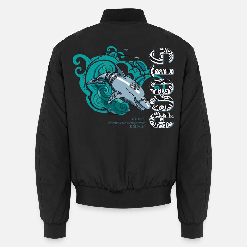 Dolphin Surf Roots Unisex Bomber Jacket