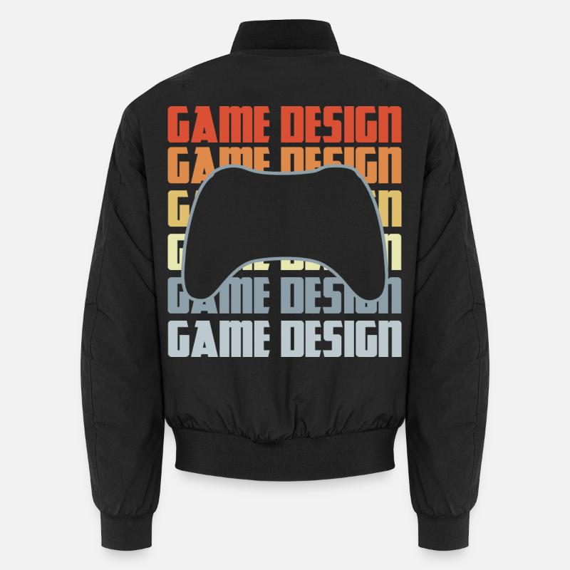 Game Dev - Unisex Bomber Jacket - black