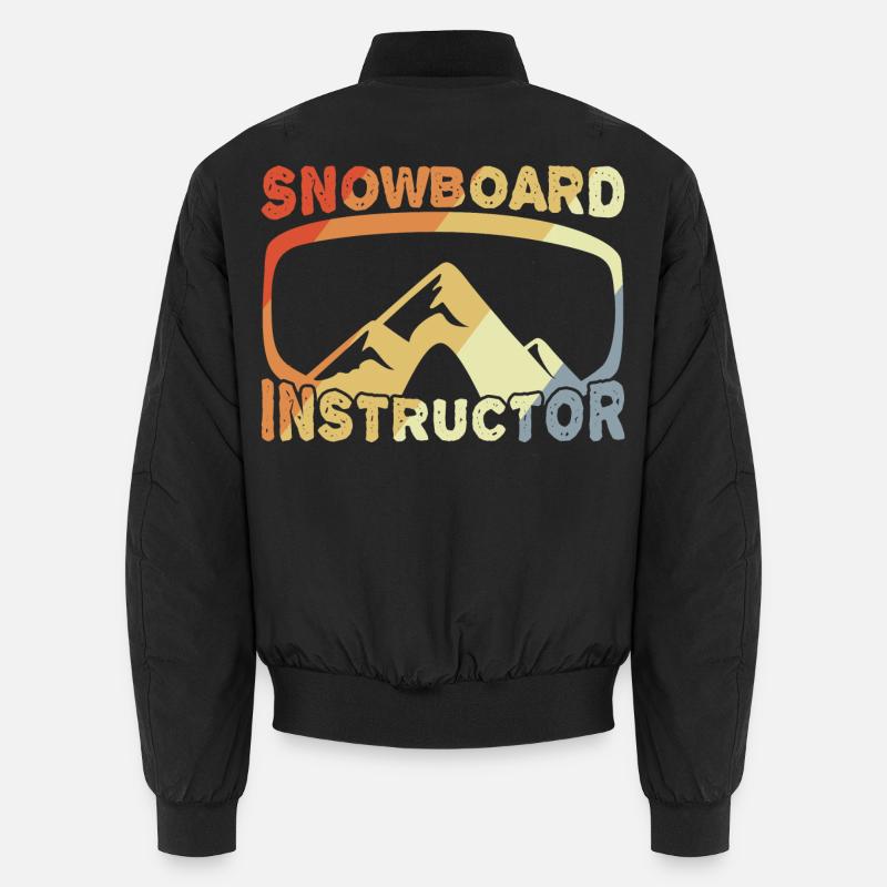 Snowboard Instruktor Unisex Bomberjacke