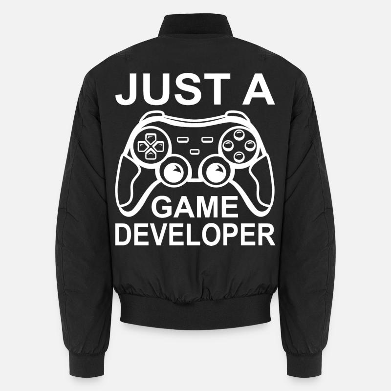 Funny game developer Unisex Bomber Jacket