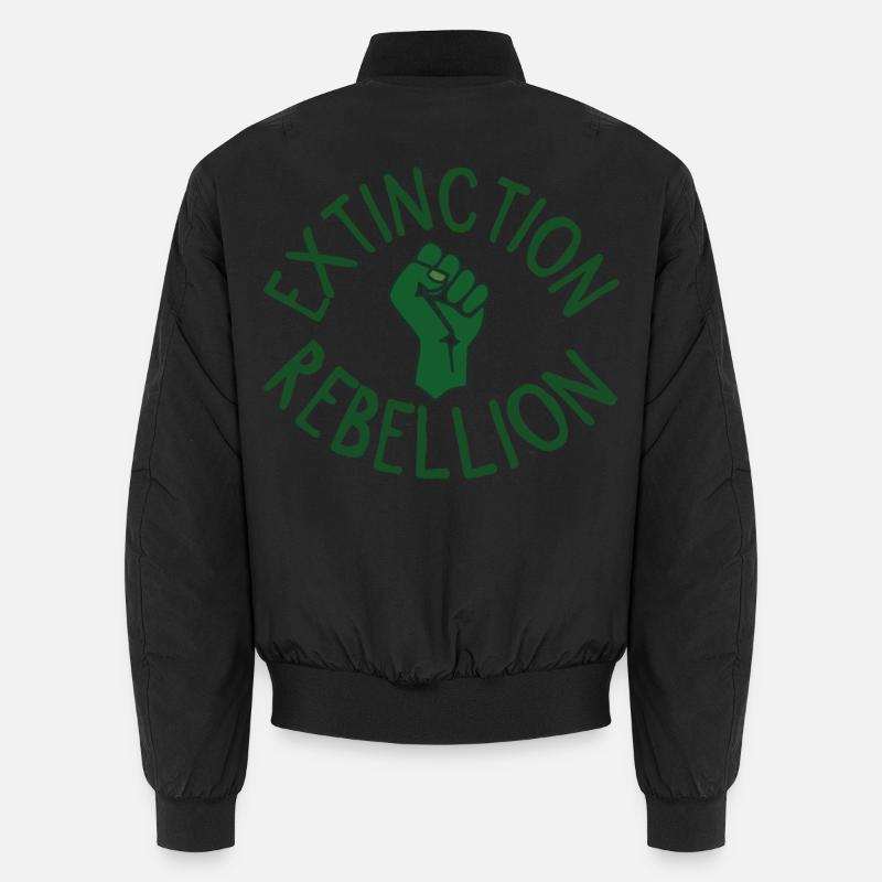 Extinction Rebellion Faust green Unisex Bomber Jacket