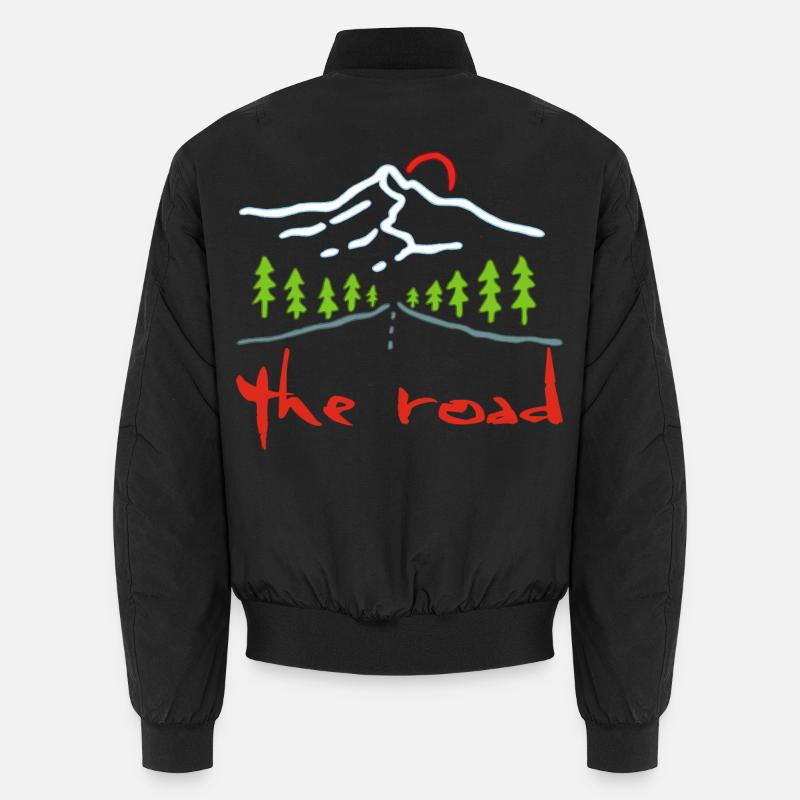 Die Straße - Unisex Bomberjacke - Schwarz