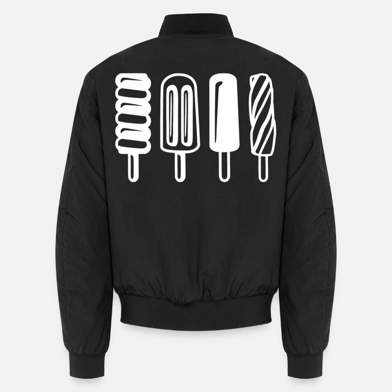 Ice lolly - Unisex Bomber Jacket - black