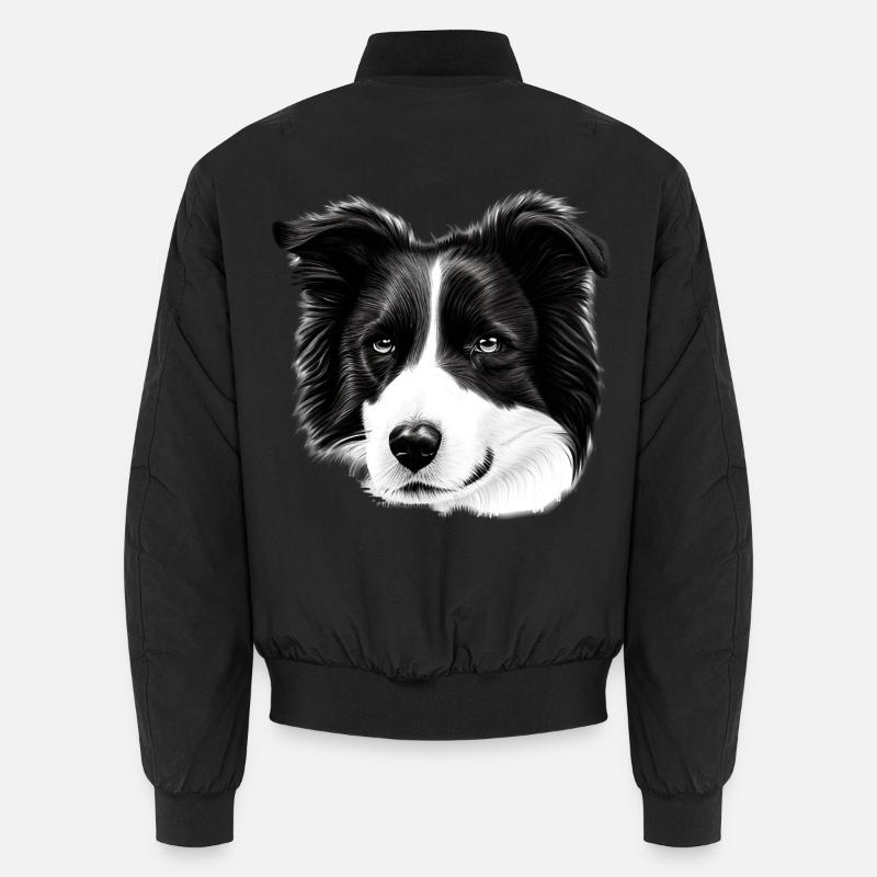 Border Collie Irish Unisex Bomber Jacket