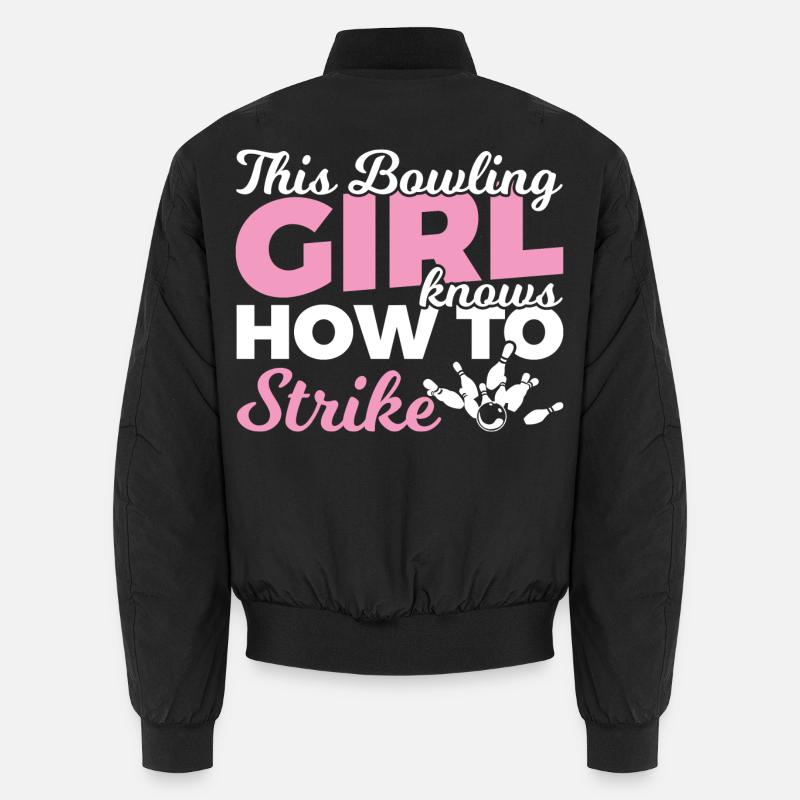 Bowling player Unisex Bomber Jacket