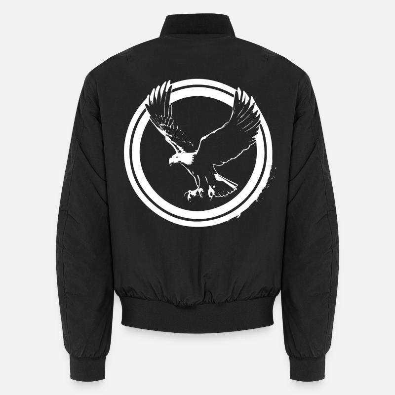 Logo Eagle en rond Bomber unisexe