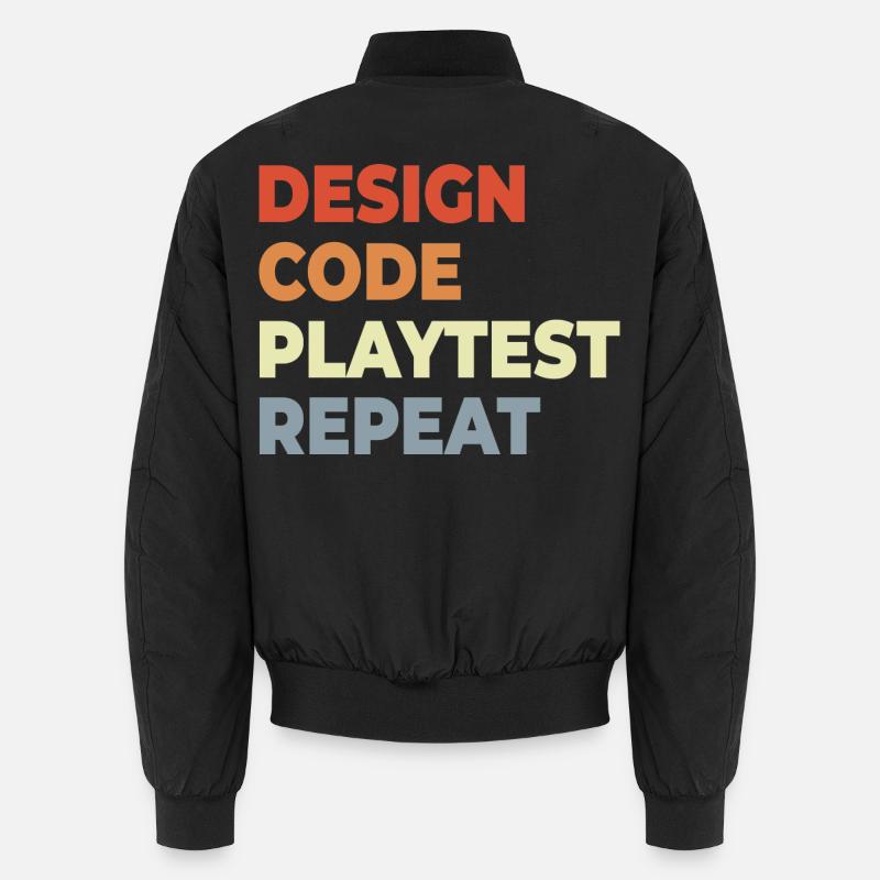 Game Development Workflow Unisex Bomber Jacket