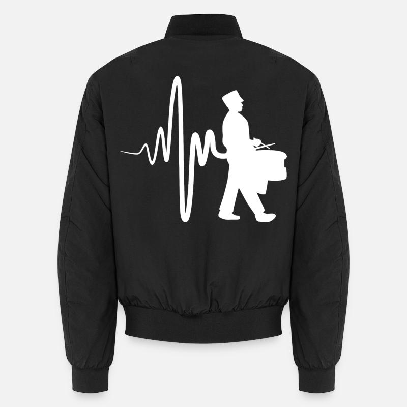Parade drummer - Unisex Bomber Jacket - black