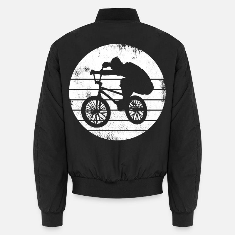 BMX Cyclist Unisex Bomber Jacket
