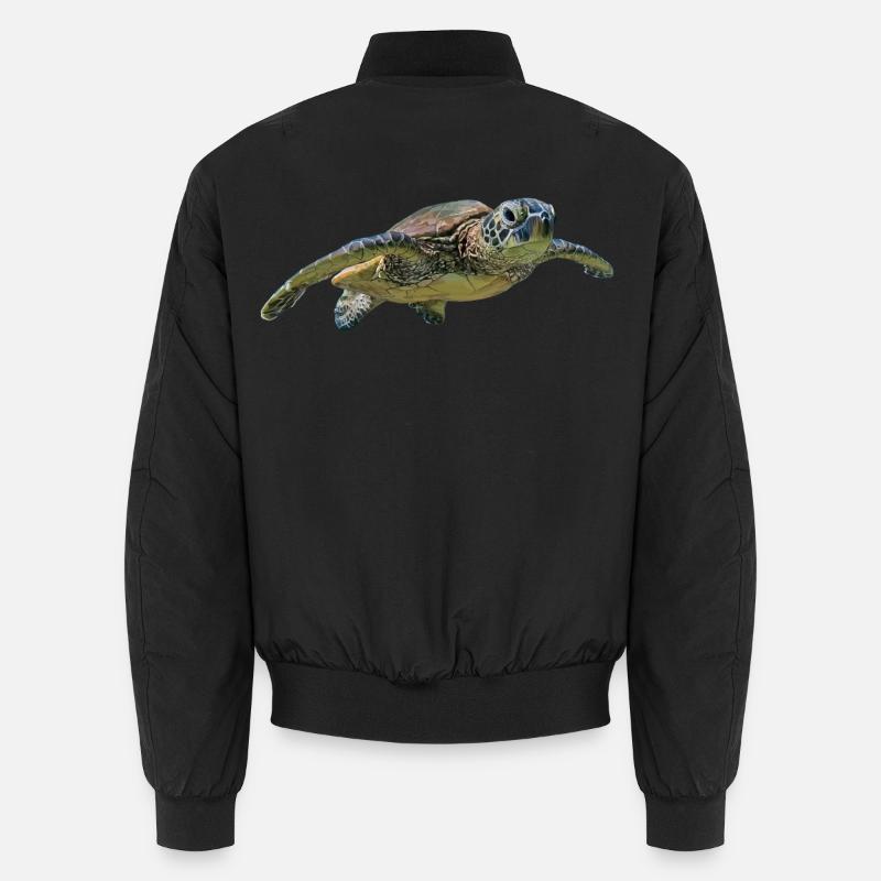 Schildkröte Unisex Bomberjacke