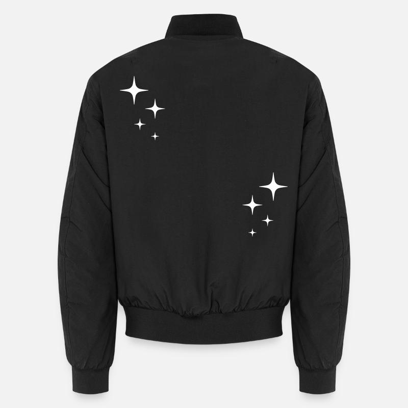 Sparkle glitter stars Unisex Bomber Jacket