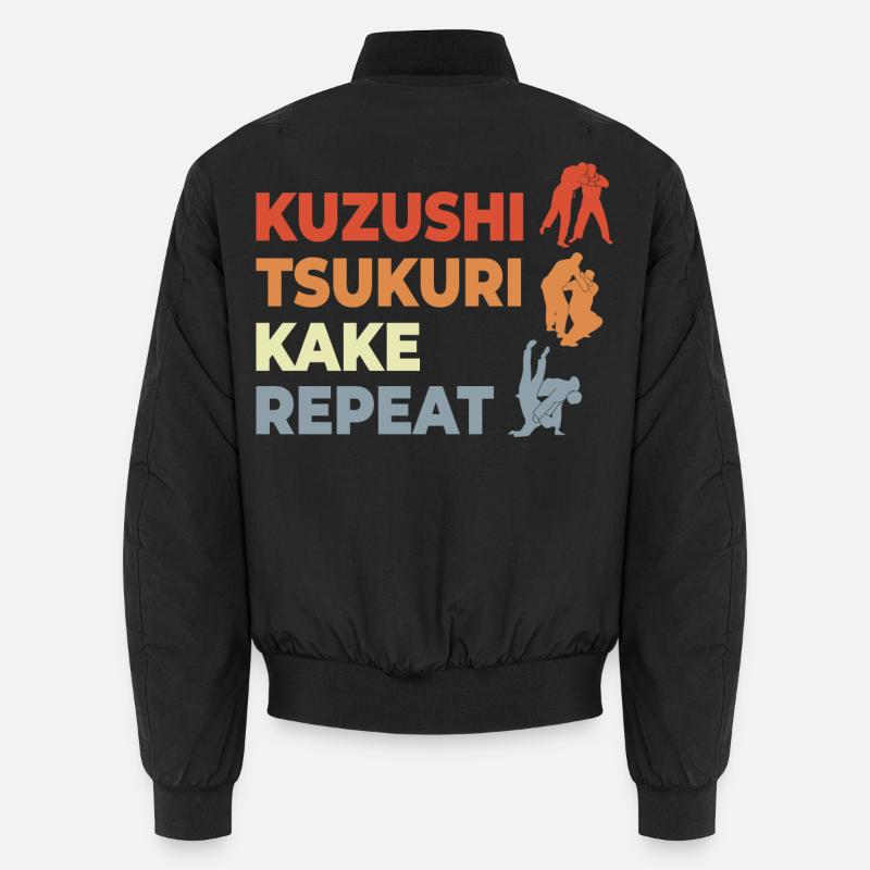 Judo Techniken Unisex Bomberjacke