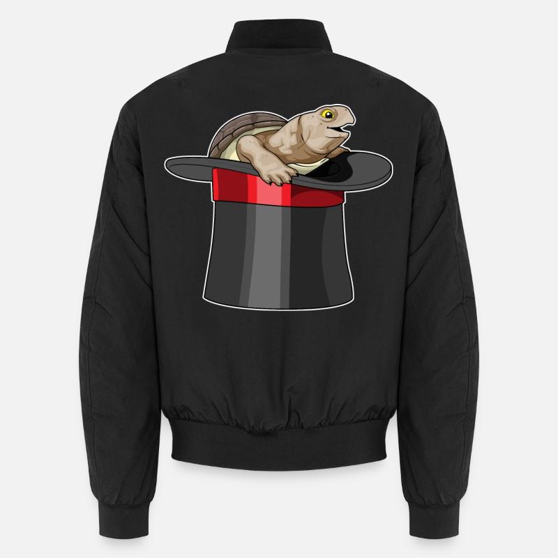 Cylindre Turtle Wizard - Bomber unisexe - noir
