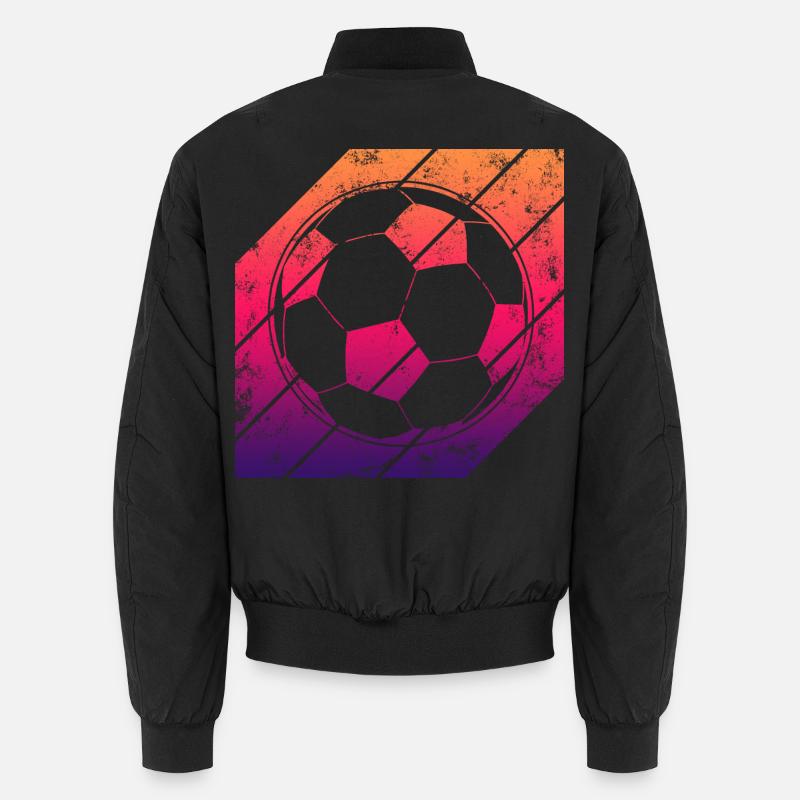 Soccer - Unisex Bomber Jacket - black