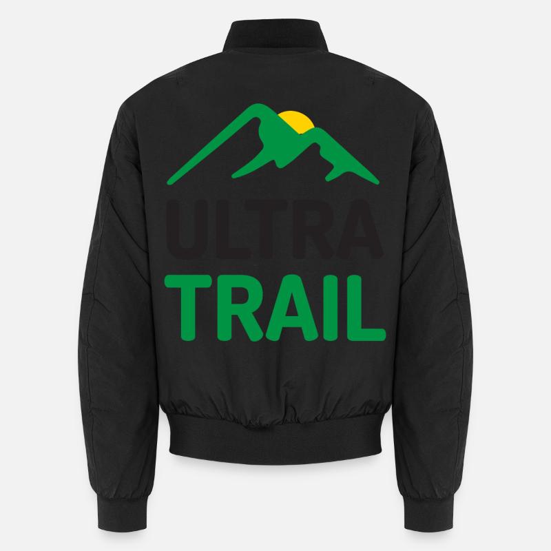 Ultra Trail - Unisex Bomber Jacket - black