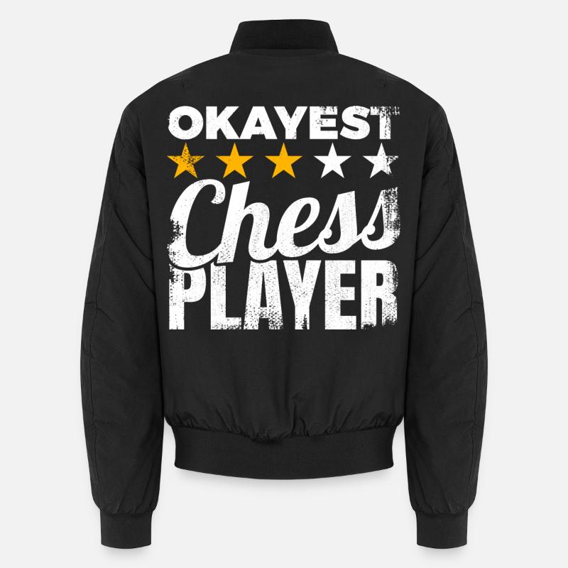 Okayest Chess Player Unisex Bomberjacke