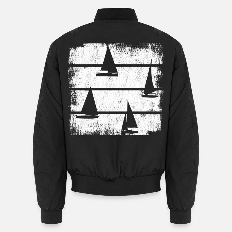 Segelschiffe - Unisex Bomberjacke - Schwarz
