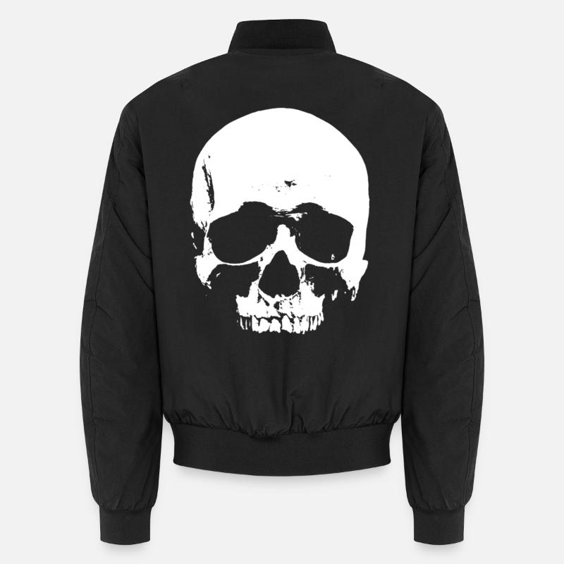 BLN PNK Schädel - Unisex Bomberjacke - Schwarz