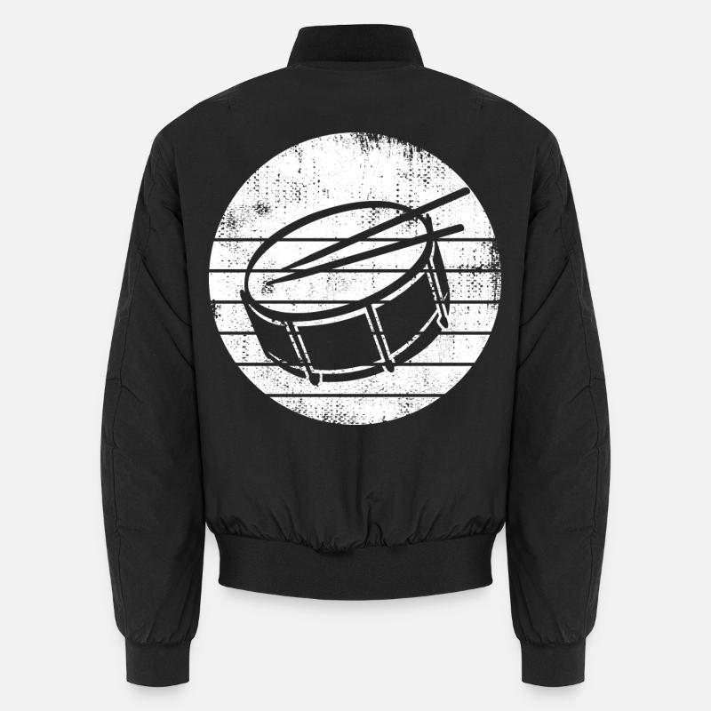 Snare Drum Drawing Unisex Bomber Jacket