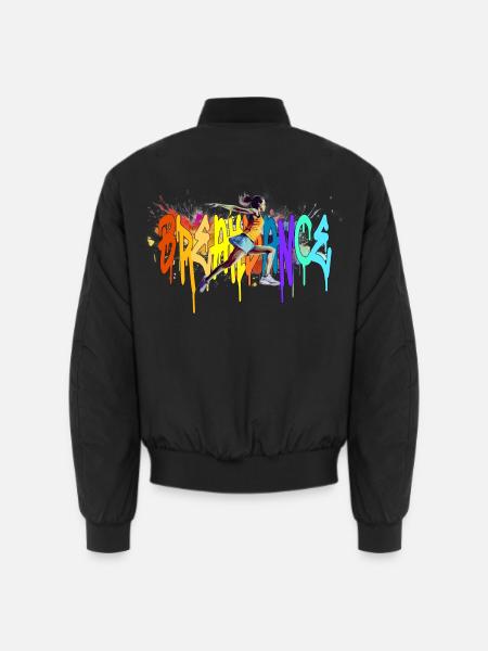 Breakdance Girl Bgirl B-Girl - Unisex Bomberjacke - Schwarz