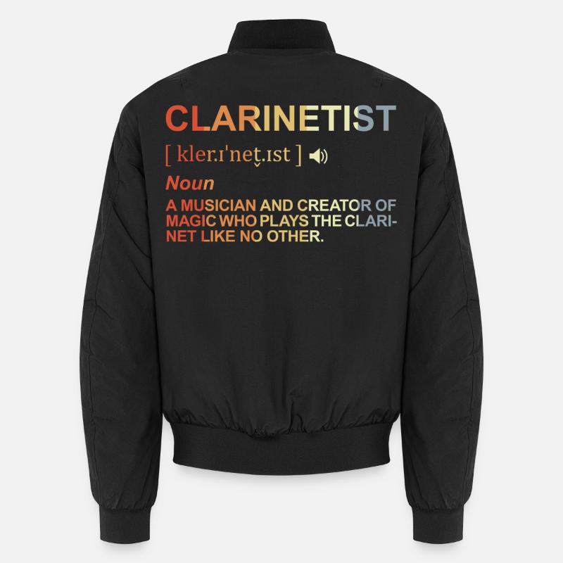 Signification clarinettiste Bomber unisexe