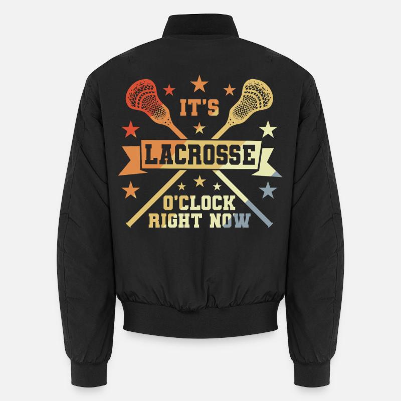 Lacrosse Joke - Unisex Bomber Jacket - black