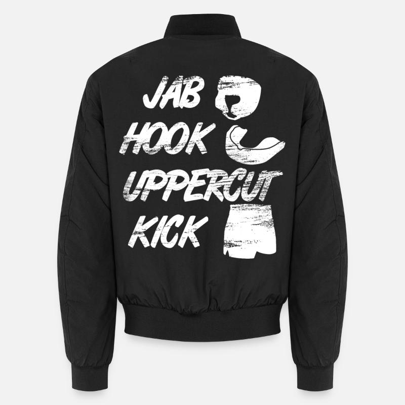 Lustiger Kickboxer Spruch Unisex Bomberjacke