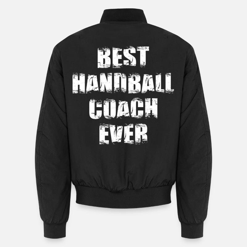 Handball Coach - Unisex Bomber Jacket - black