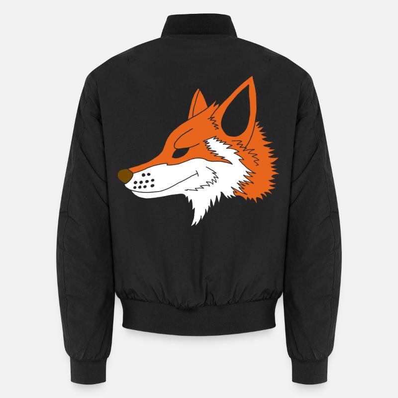 Rusé comme un renard - Bomber unisexe - noir