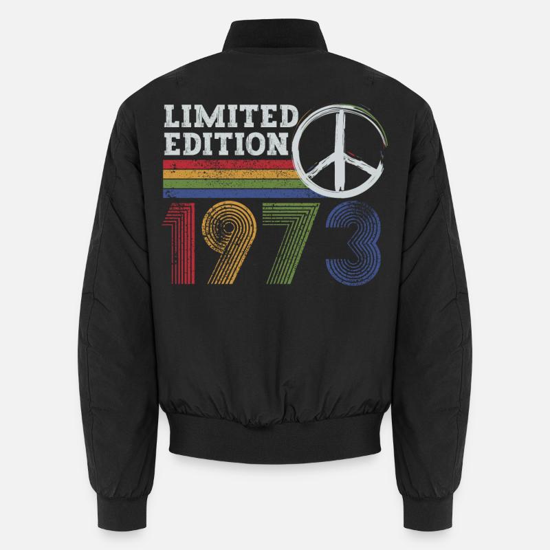 Edition Limitée Peace 1973 Rétro Bomber unisexe