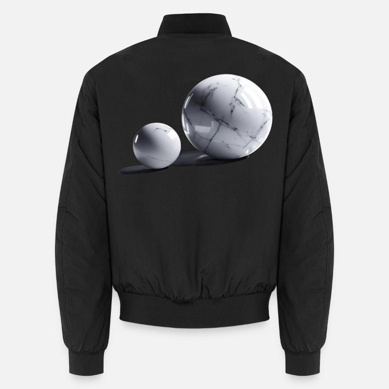 Marmor Kugel/Sphäre Unisex Bomberjacke