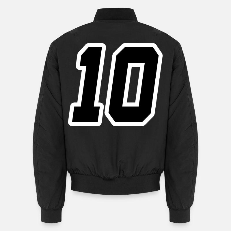 Nummer zehn 10 Unisex Bomberjacke