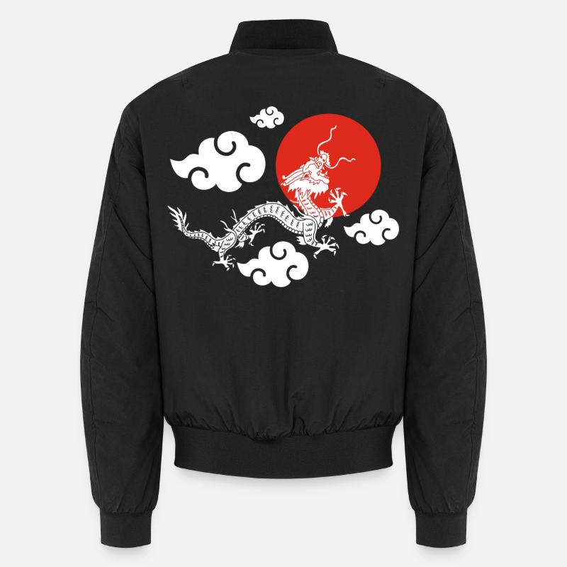 L'envol du dragon blanc Bomber unisexe