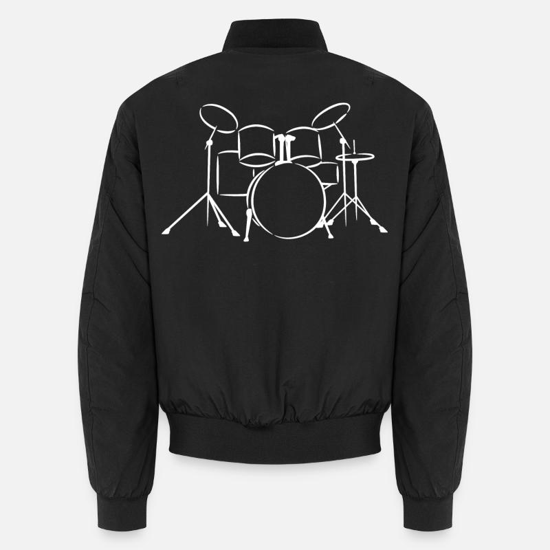 Schlagzeug Unisex Bomberjacke