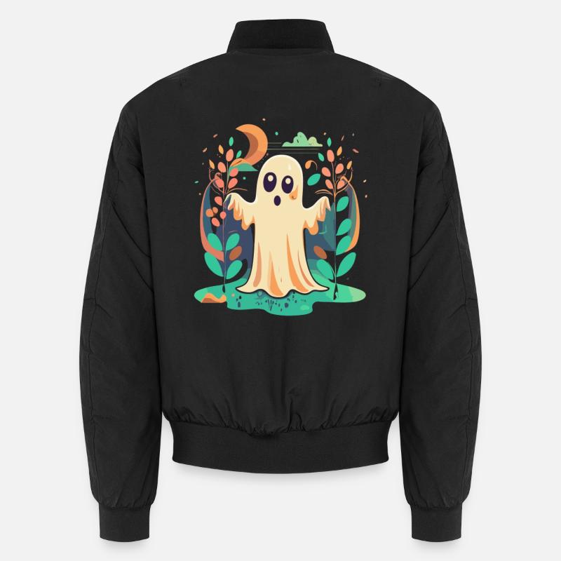 Halloween Geist Unisex Bomberjacke
