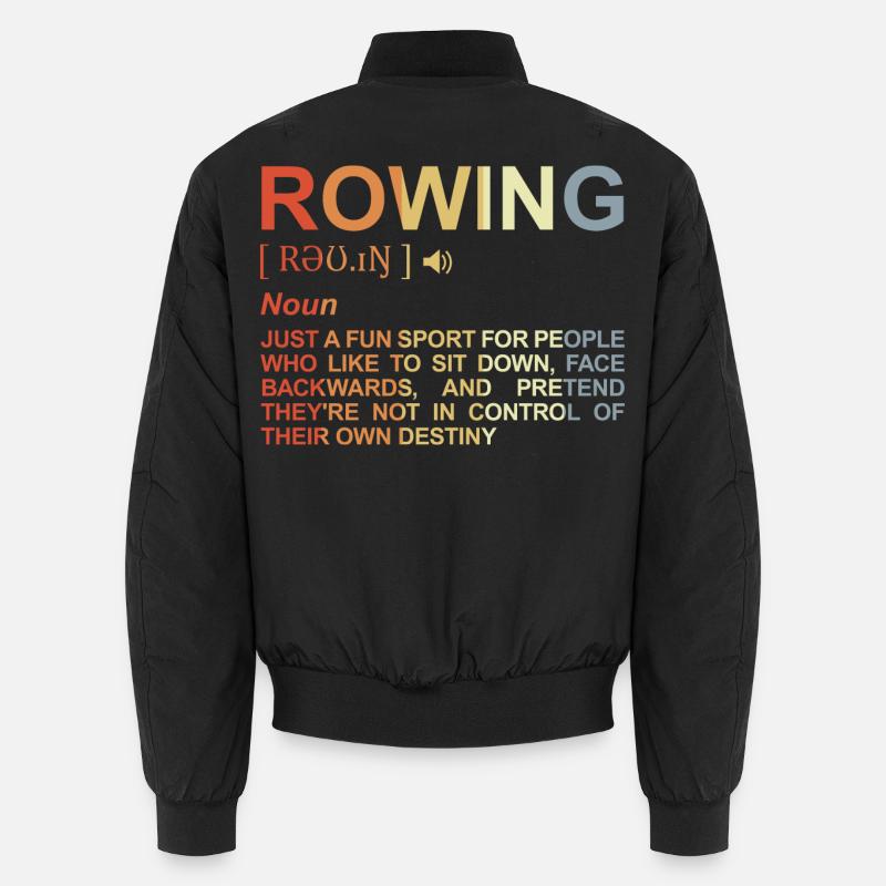 Rowing Term Unisex Bomber Jacket