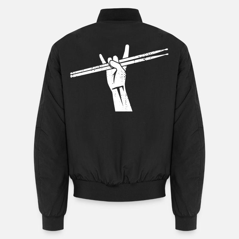 Drummer Rock Music Unisex Bomber Jacket