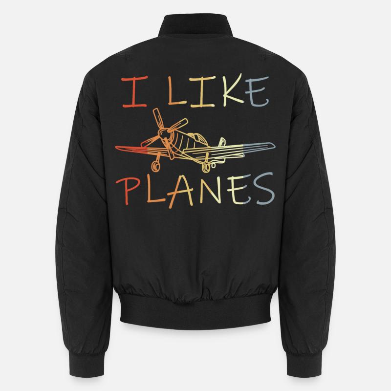 Plane Spotter Unisex Bomberjacke