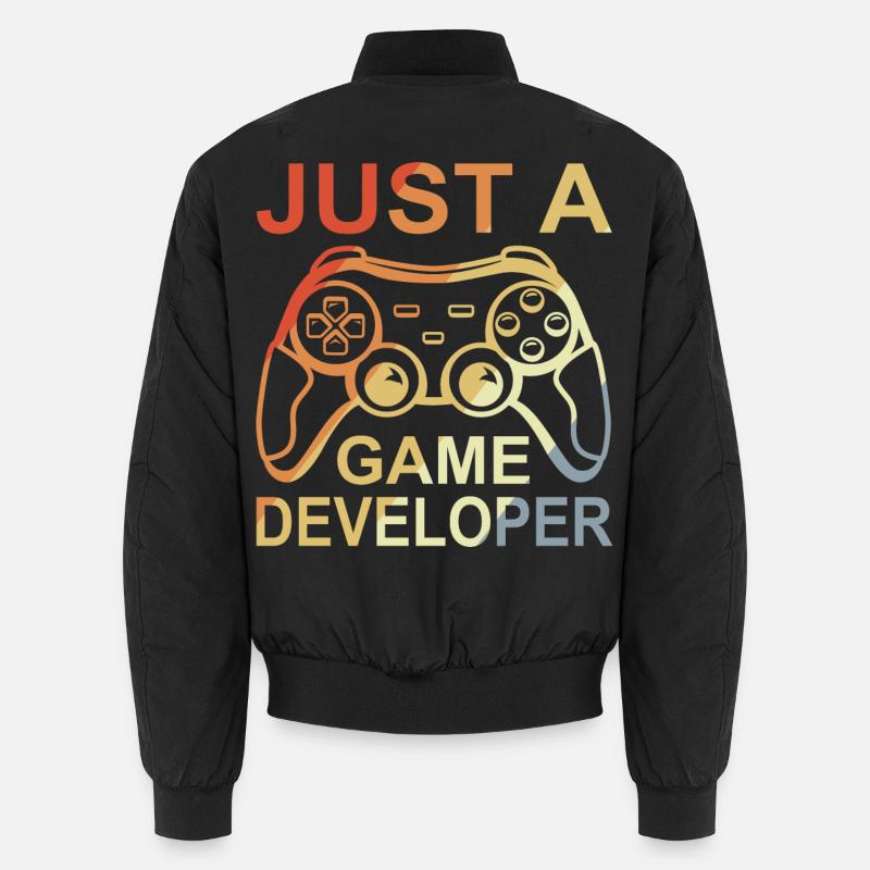 Game Developer - Unisex Bomber Jacket - black