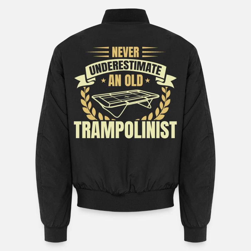 Trampolin Großvater Unisex Bomberjacke