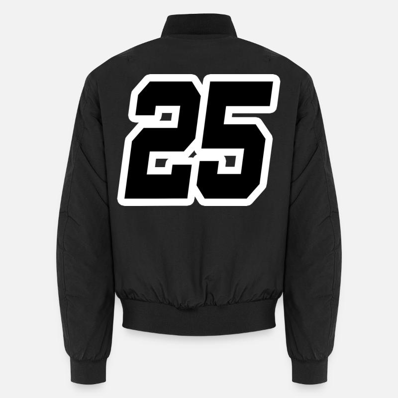 Nummer fünfundzwanzig 25 Unisex Bomberjacke